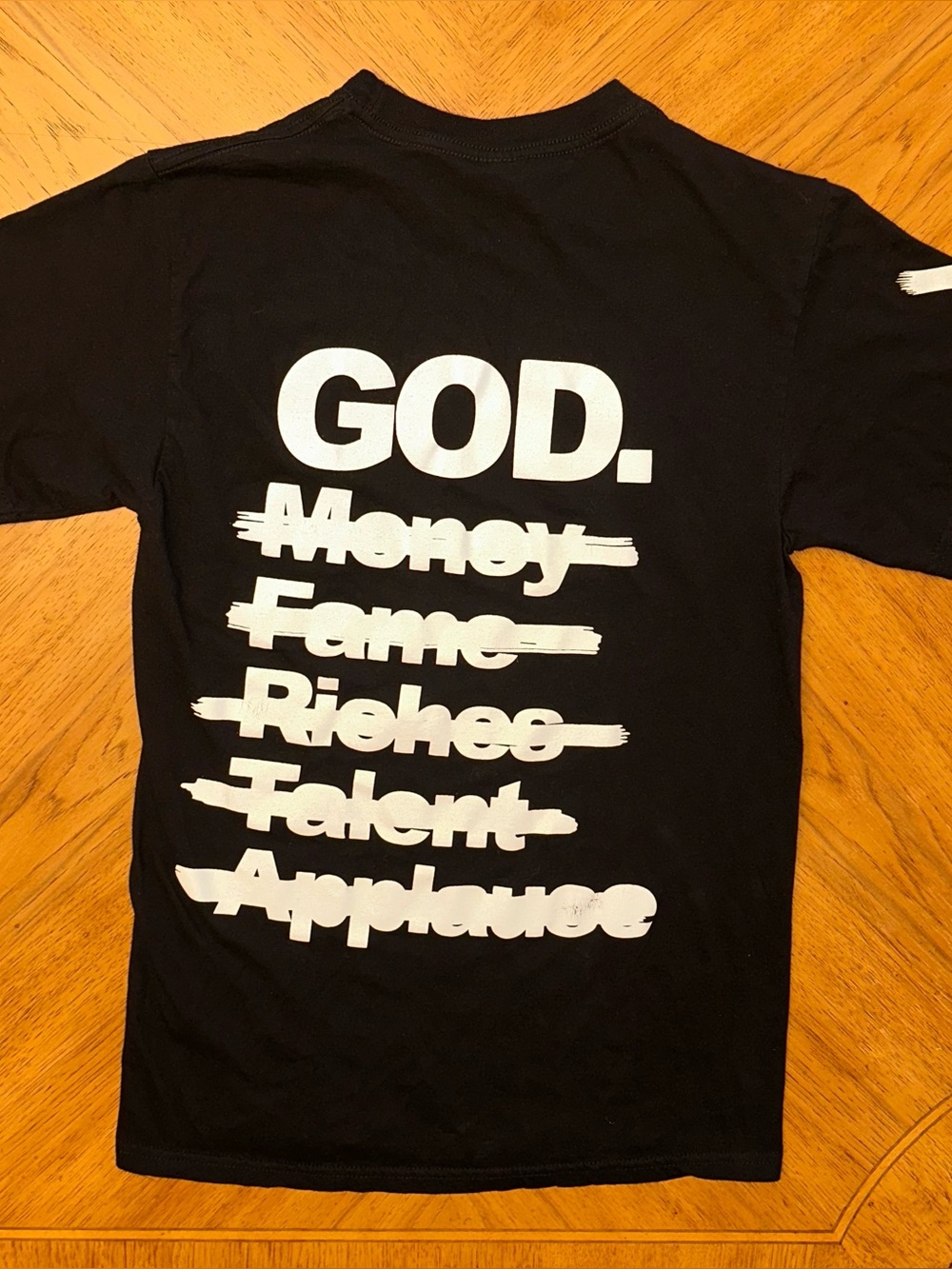 Native Supply HGA God Over Everything T-Shirt Men's Size Small Black KB KBHGA